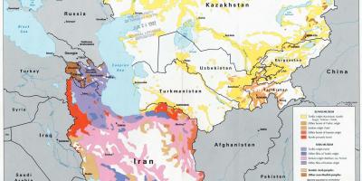 Karta Kazahstana religija